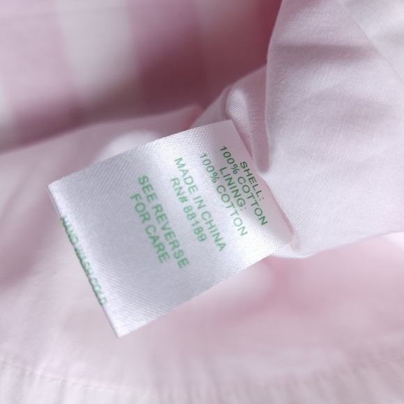 Lilly Pulitzer Red White Stripe Cotton Barbiecore Dress Sz 8 - Picture 9 of 15